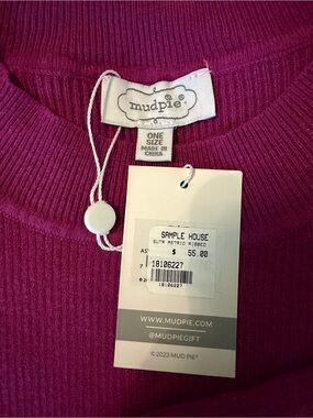 NWT Mud Pie Ribbed Crewneck Sweater